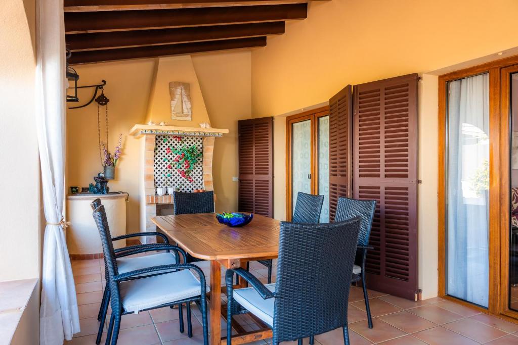 Posezení v ubytování Villa Dos Estels