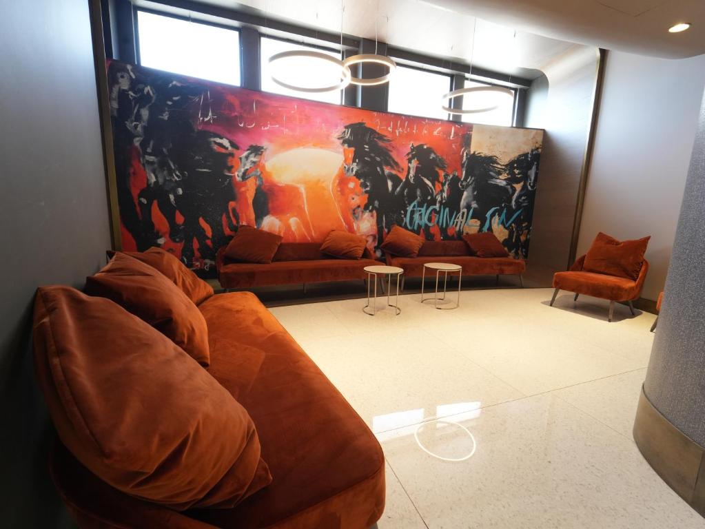 Posezení v ubytování Cavallo Hotel Verona Est