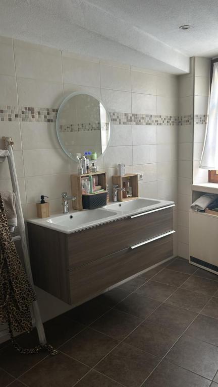 Koupelna v ubytování Guesthouse Schärding