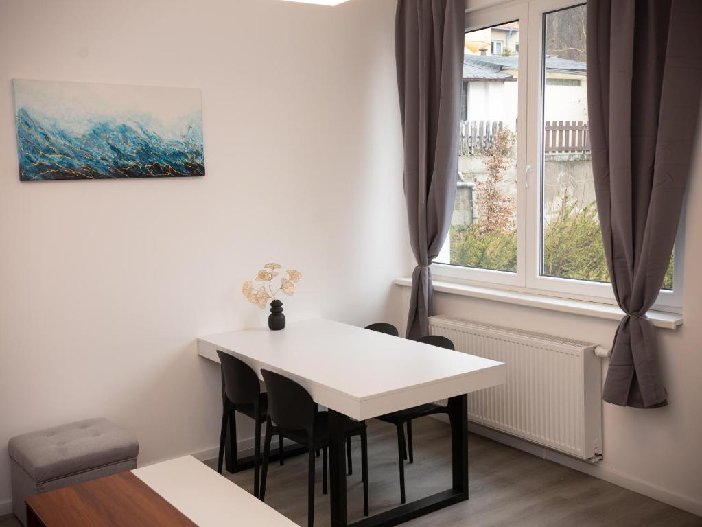 Posezení v ubytování Villa Leopold - apartmánový dům