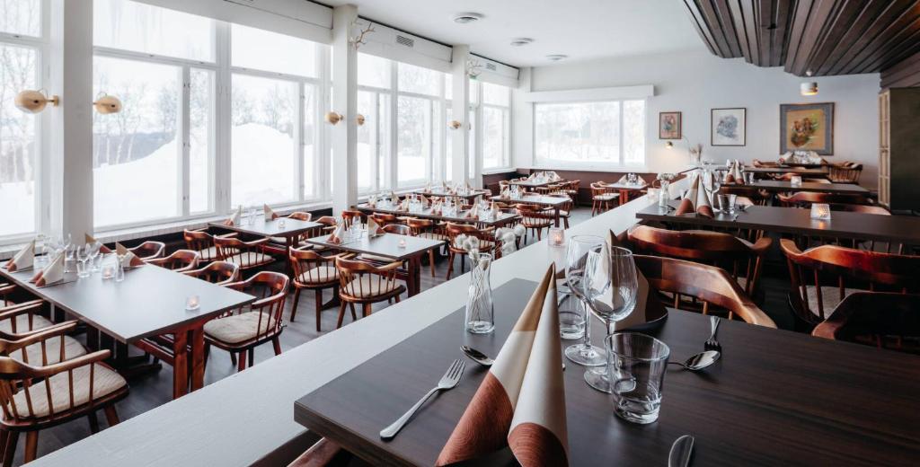 Restaurace v ubytování Lapland Hotels Kilpis