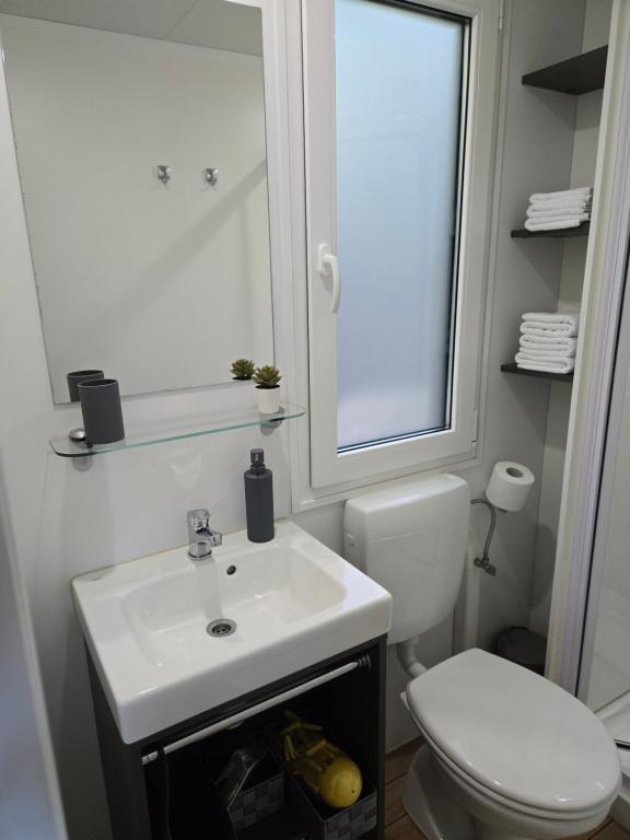 Koupelna v ubytování Mobile Home Itana Nr 127