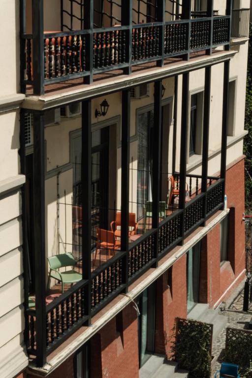 Balkón nebo terasa v ubytování Margot Old Tbilisi