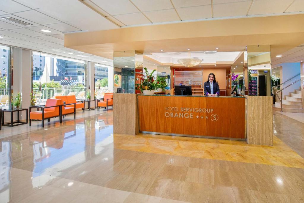 Vstupní hala nebo recepce v ubytování Hotel Servigroup Orange