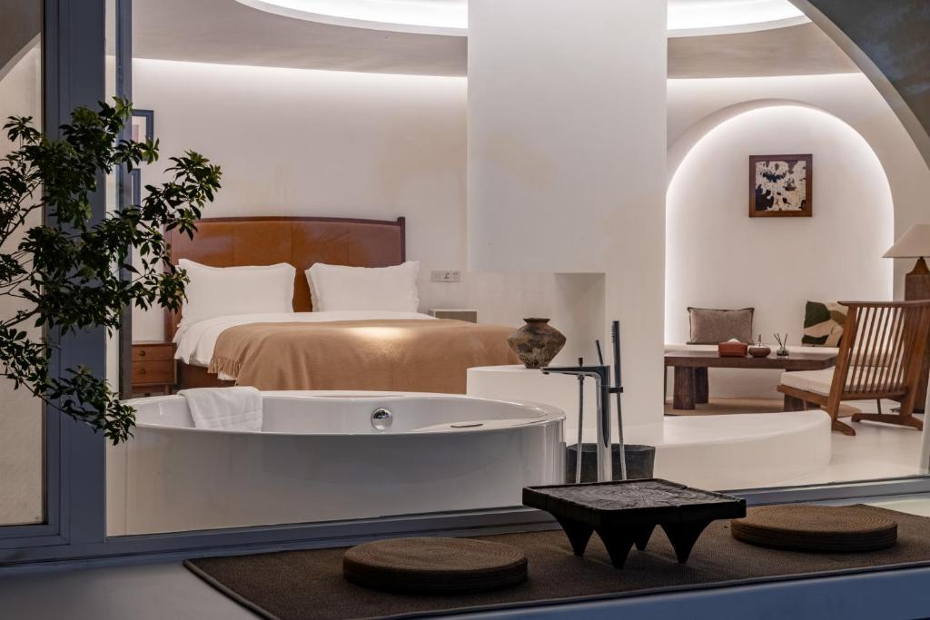 Posezení v ubytování Almeta Designer Hotel