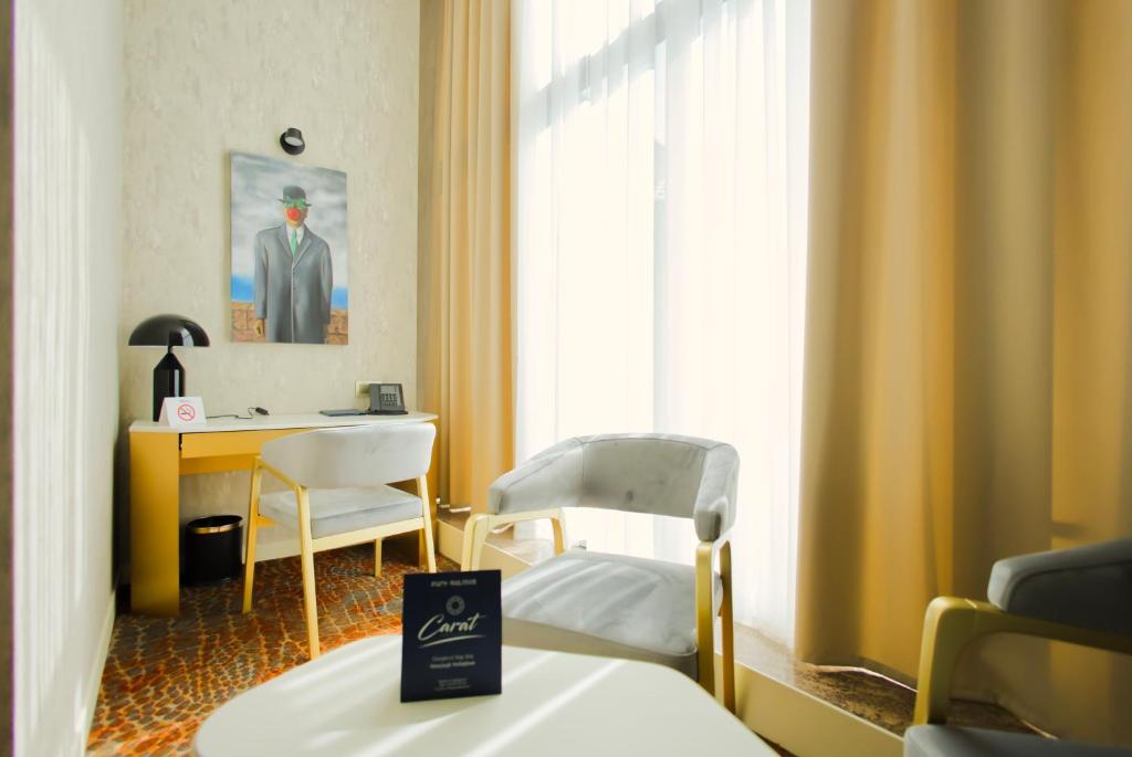 Posezení v ubytování Carat Hotel Yerevan