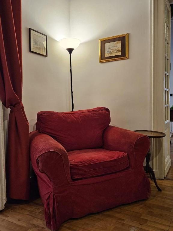 A seating area at Appartamento Casa Toledo