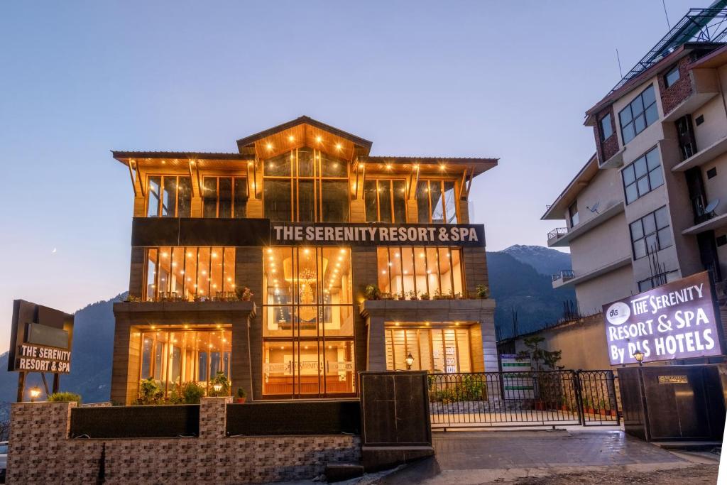 El edificio en el que está el hotel