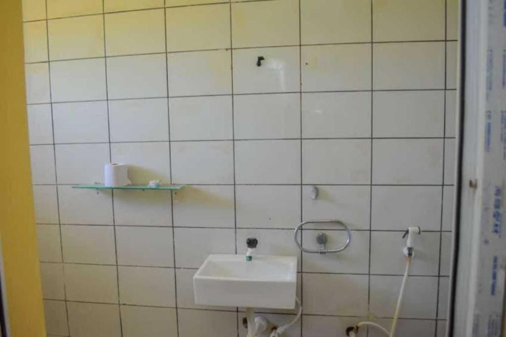 Koupelna v ubytování Dee's Beach View Apartment