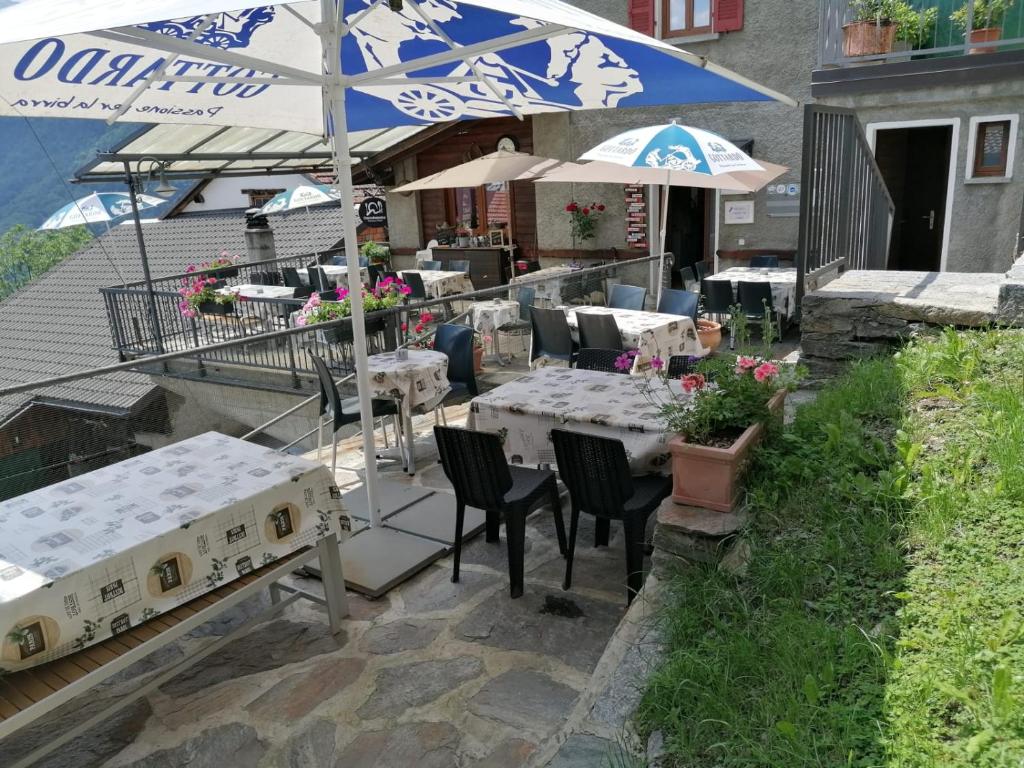 Restaurace v ubytování Osteria Anzonico