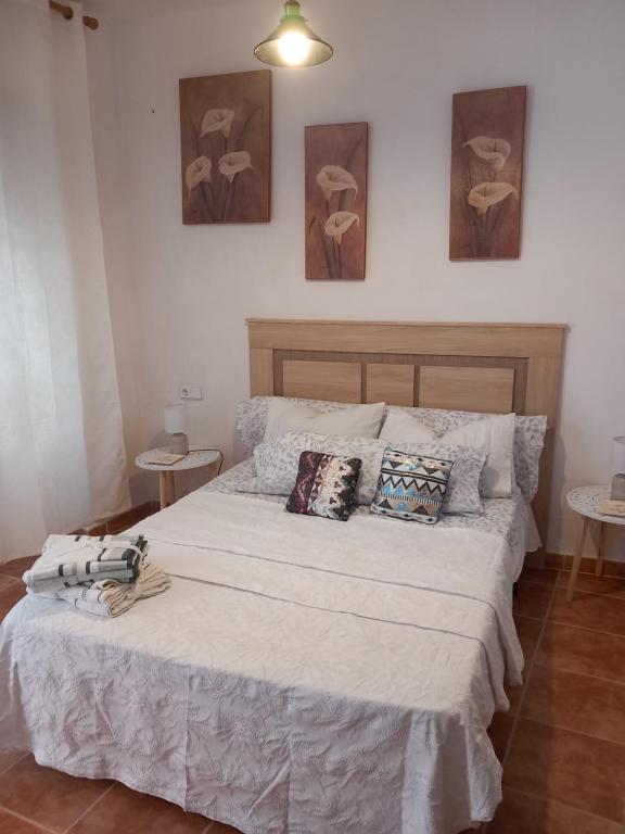 Postel nebo postele na pokoji v ubytování habitacion compartida con anfitrión