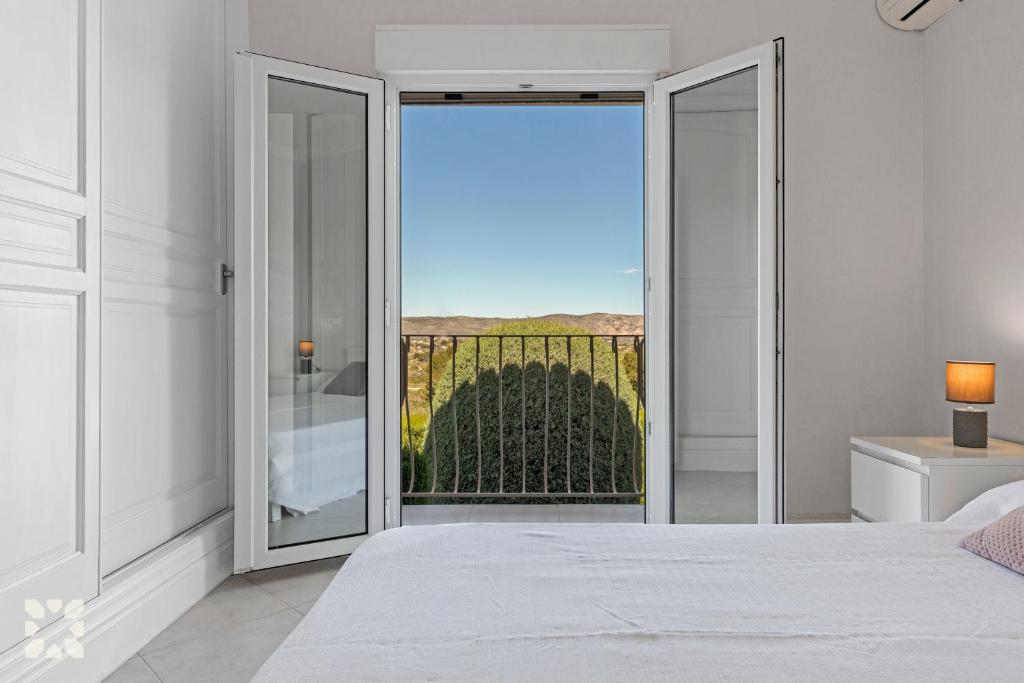 Posteľ alebo postele v izbe v ubytovaní Villa La Corona by Abahana Villas