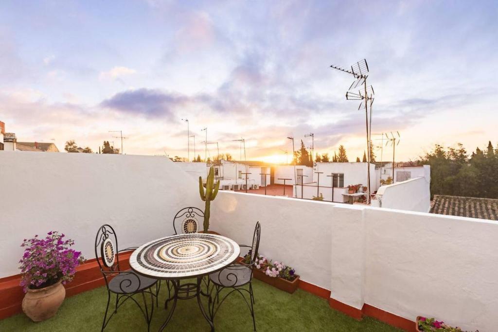 Balkón nebo terasa v ubytování Casa 3 plantas con patio y Solárium privados