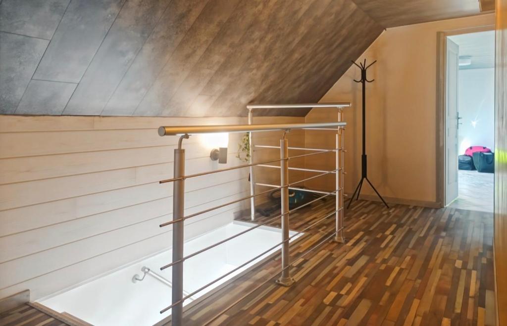 Postel nebo postele na pokoji v ubytování LE CROC en BAIE