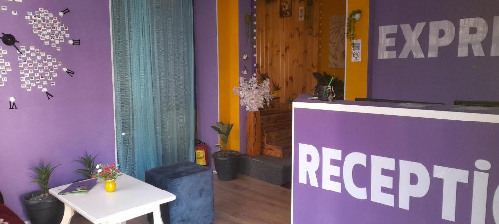 Vstupní hala nebo recepce v ubytování Baku Express Hostel