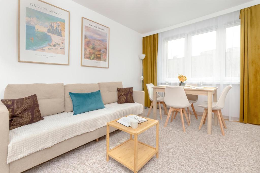 Posedenie v ubytovaní Seaside & Park Apartments Gdańsk by Noclegi Renters