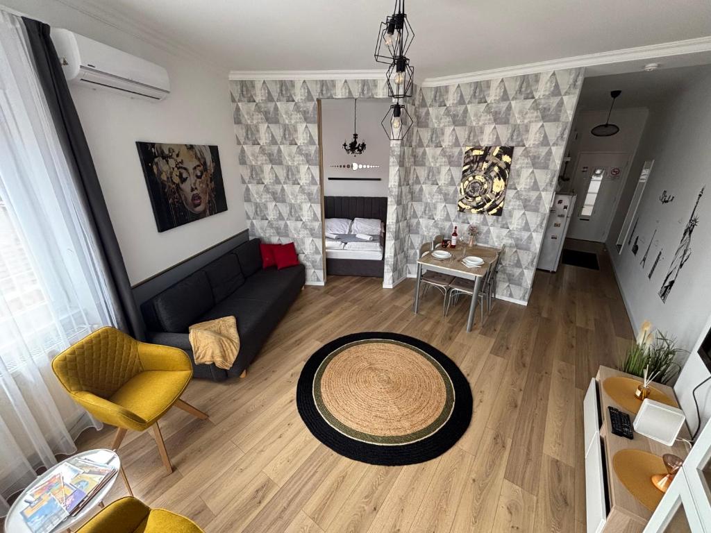 Posezení v ubytování Art-déco