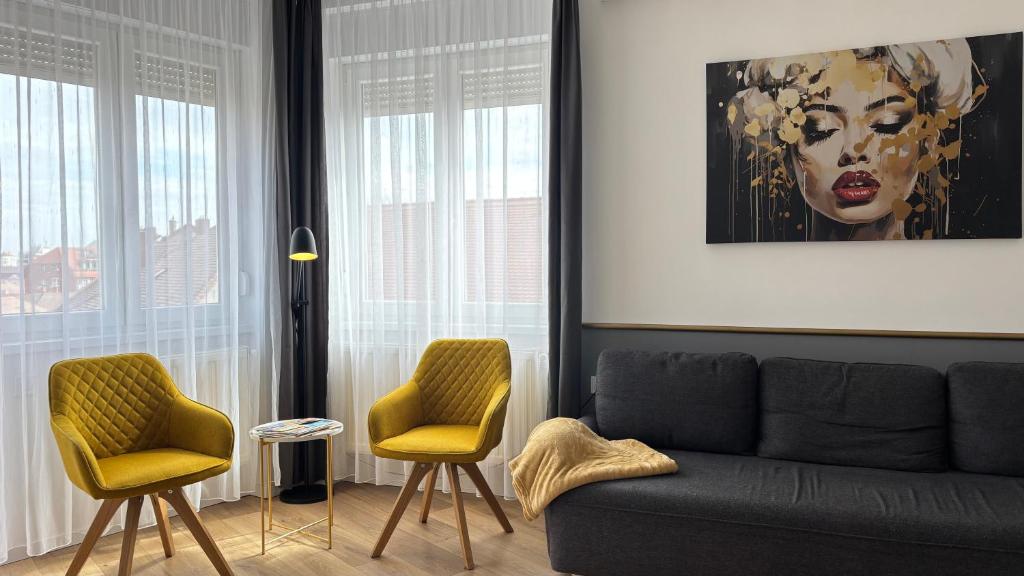 Posezení v ubytování Art-déco