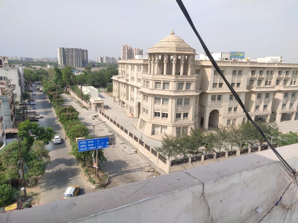 a view of a building with a street in front of it at Royal Park - Hotels & Resorts in Ghaziabad