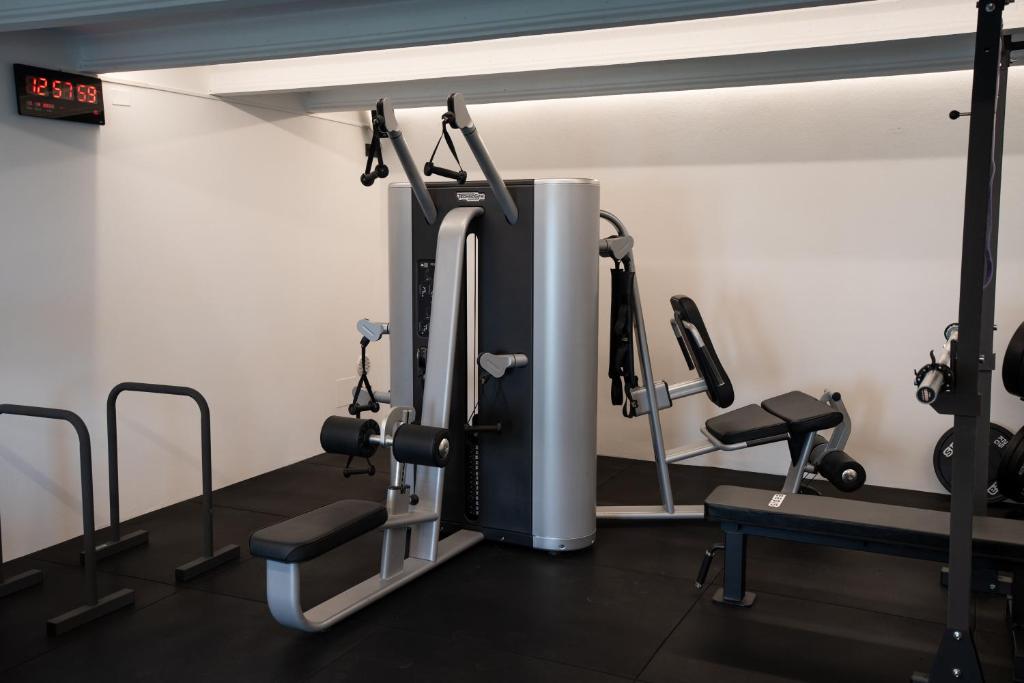 Fitness centrum a/nebo fitness zařízení v ubytování Hotel Ristorante Ala d'Oro