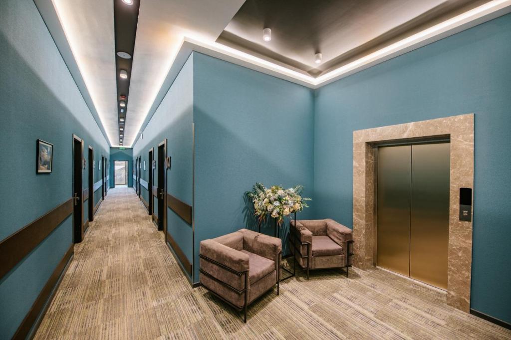 Posezení v ubytování Iveria Inn Hotel