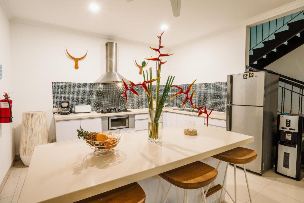 A cozinha ou kitchenette de Sari Temuku Villa