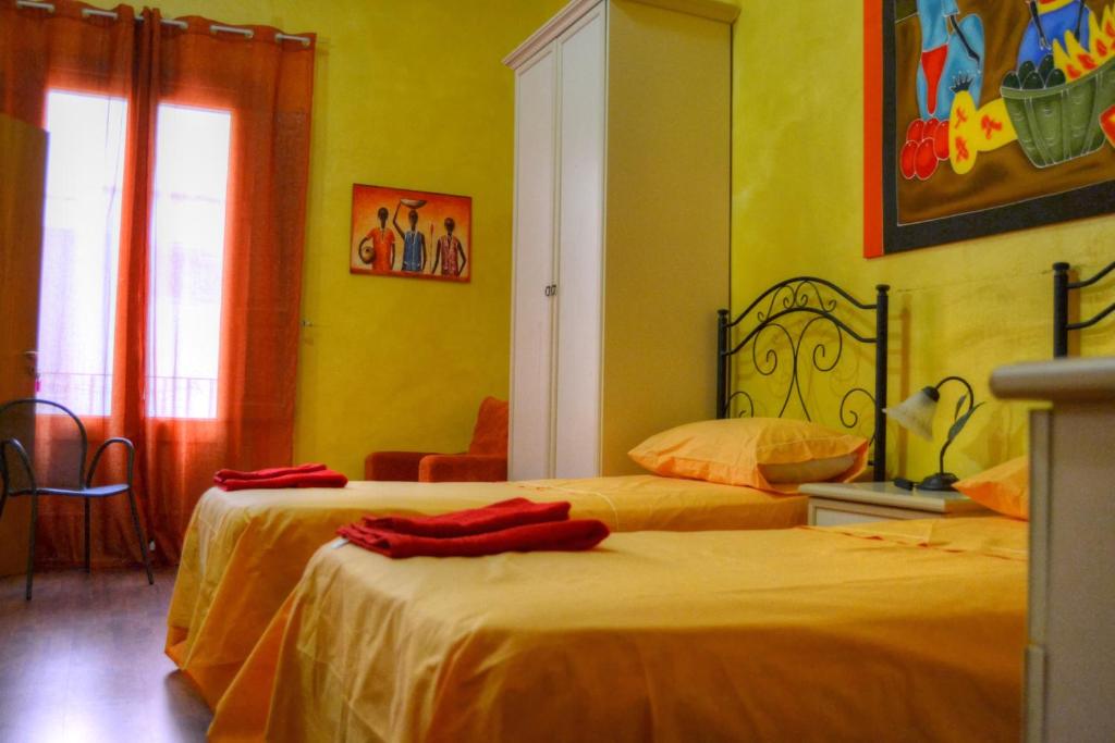 Postel nebo postele na pokoji v ubytování B&B La Corte Lecce