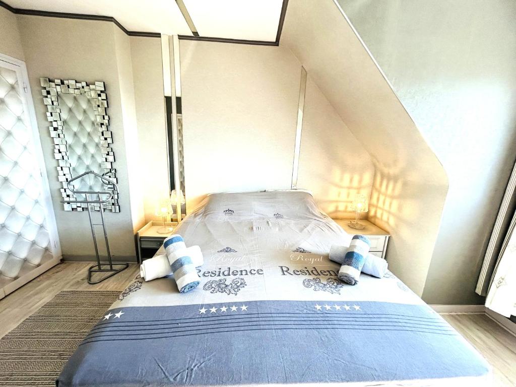 Posteľ alebo postele v izbe v ubytovaní Maison 5 pièces 8 personnes - Vue mer - LOEVA