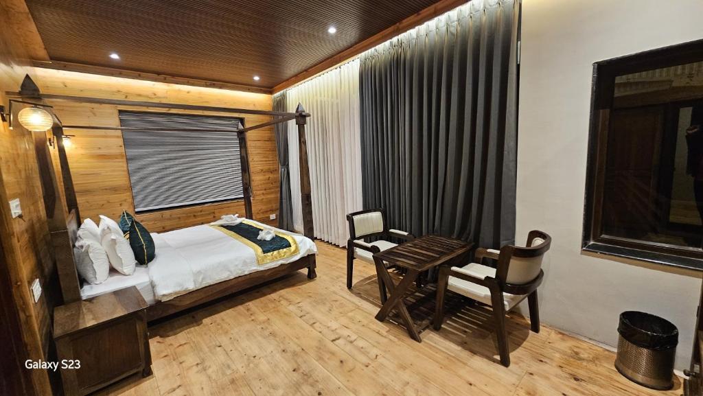 Postel nebo postele na pokoji v ubytování Delo Retreat