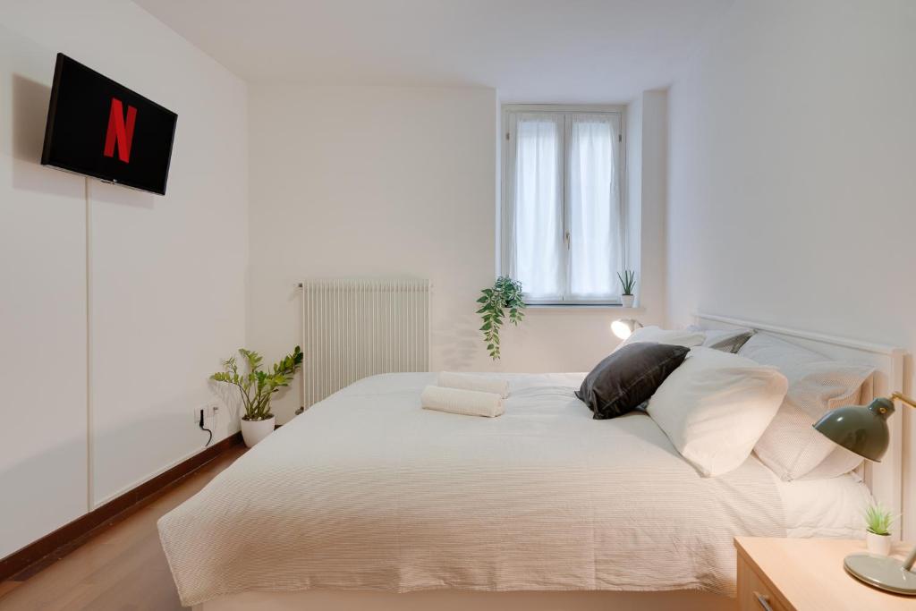 Katil atau katil-katil dalam bilik di 1-minute walk from Piazza Vittoria - Casa Mameli