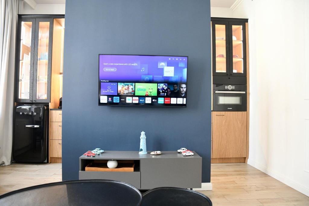 Kuchyňa alebo kuchynka v ubytovaní Apartament KonDor Shekspir