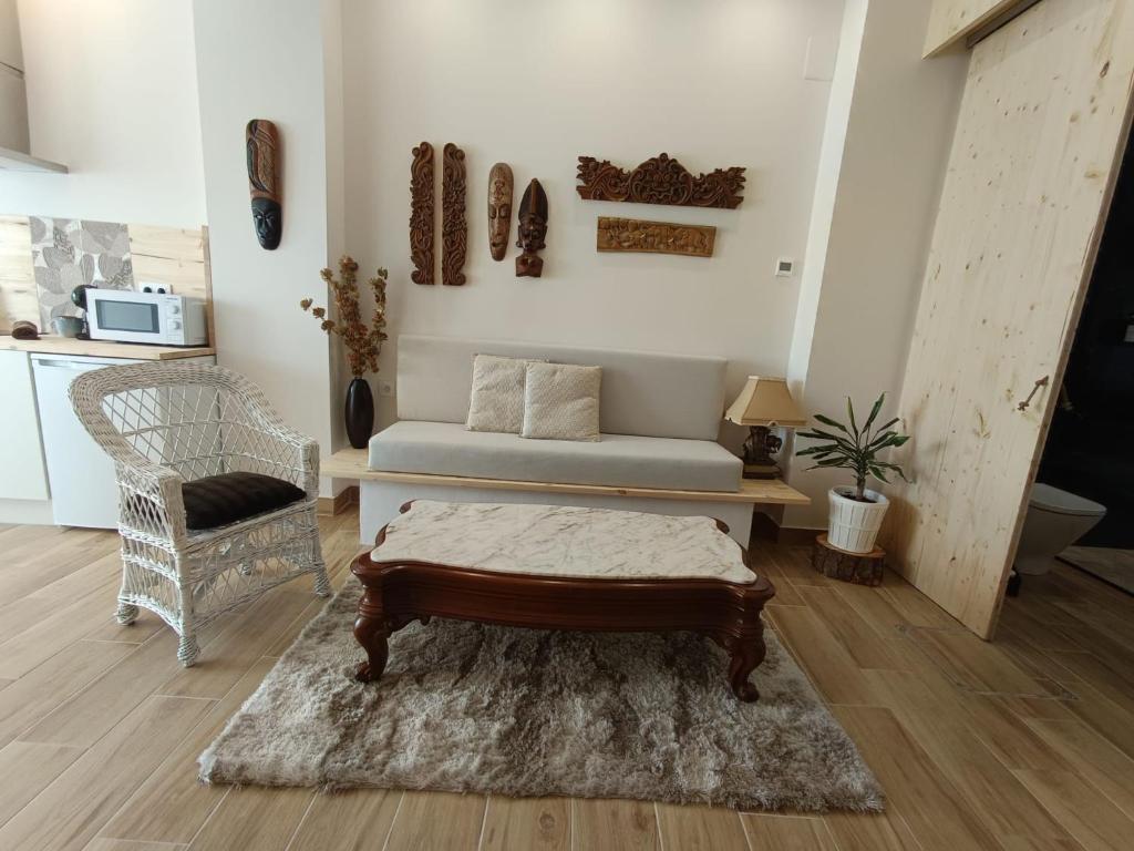 Posezení v ubytování Apartamentos La Muralla