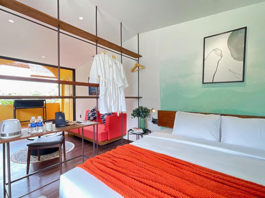 Phòng Deluxe Giường Đôi Có Bồn Tắm
