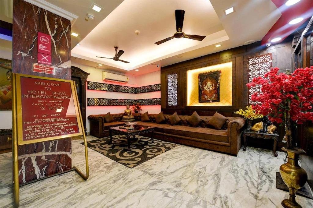 Posezení v ubytování Hotel Shiva Intercontinental -New Delhi Railway Station