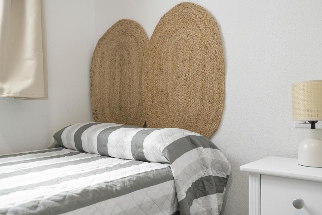 Posteľ alebo postele v izbe v ubytovaní Apartamento Perez Zara 3