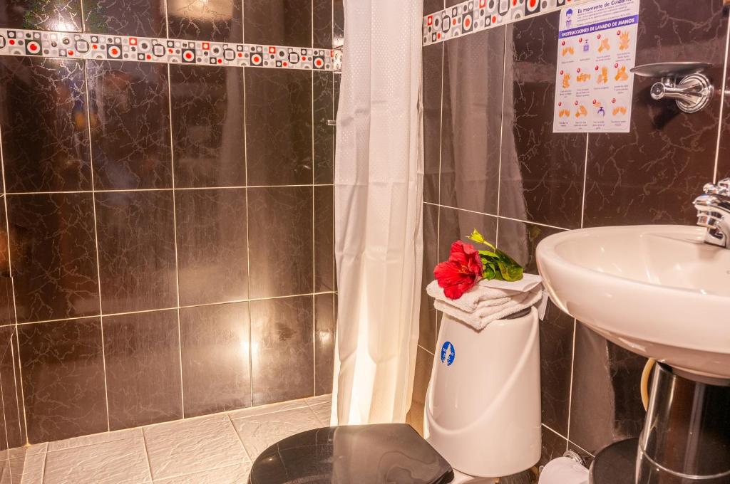 Un baño de HOTEL RUTA 40 VILLA DE LEYVA