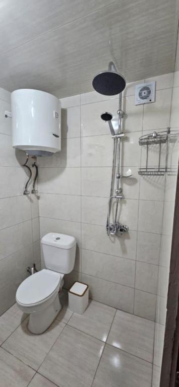 Koupelna v ubytování Sabauri