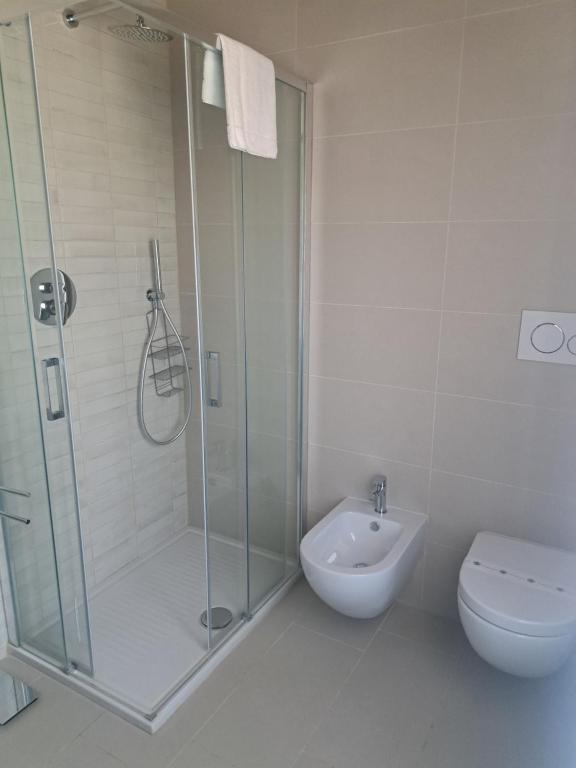 Koupelna v ubytování Relais La Pieve Vecchia