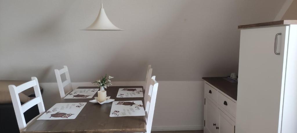 Η κουζίνα ή μικρή κουζίνα στο Ferienwohnung im Osterkoog Sonnenaufgang
