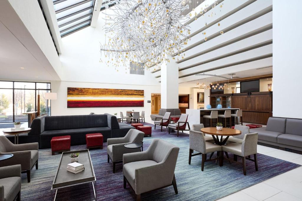 Posezení v ubytování Hanover Marriott