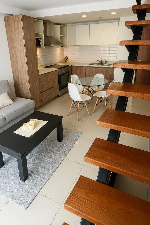 Kuchyň nebo kuchyňský kout v ubytování Matrisa Santa Teresa Apartments