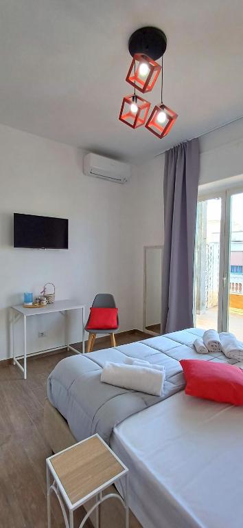 Postel nebo postele na pokoji v ubytování G&A rooms