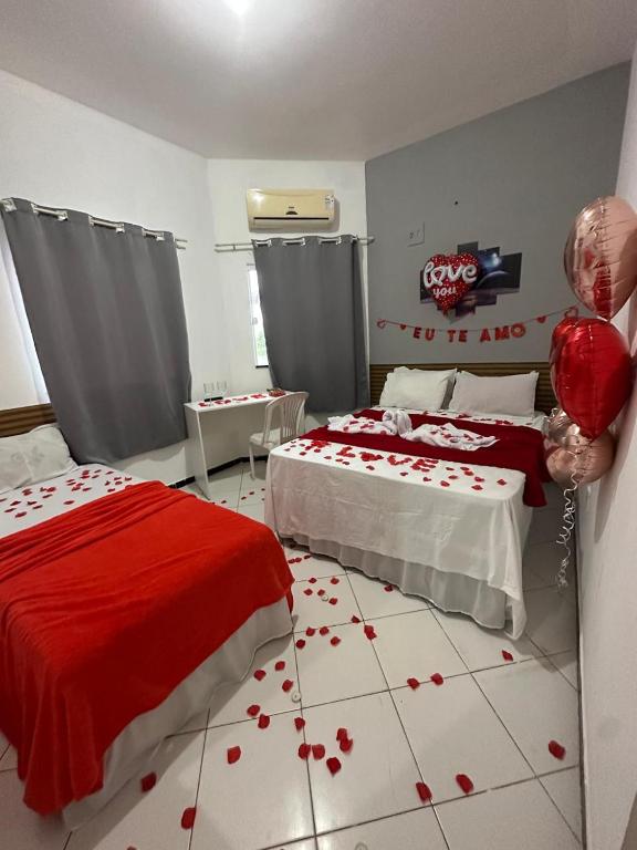 Postel nebo postele na pokoji v ubytování Lua Hotel