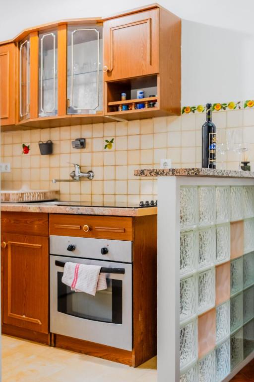 Kuchyň nebo kuchyňský kout v ubytování Work and Play Apartment