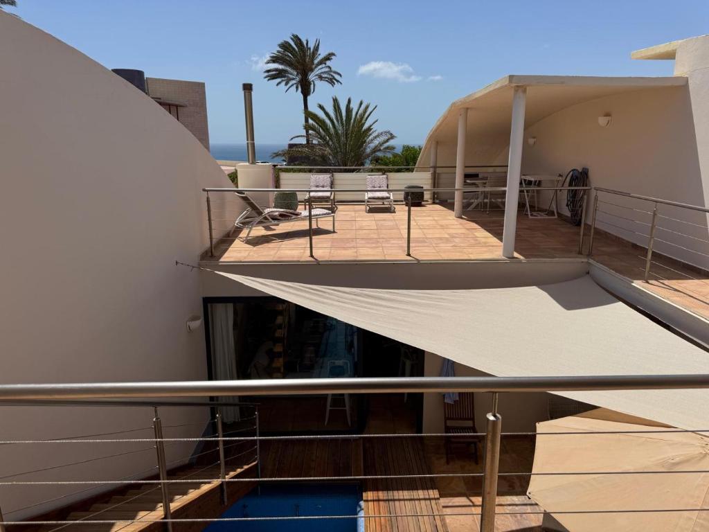 En balkon eller terrasse på Villa Paola