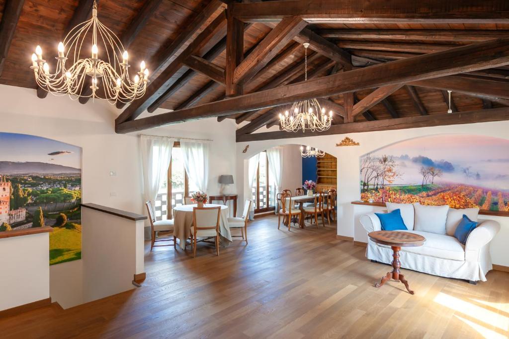 Posezení v ubytování Casa dei Fiori