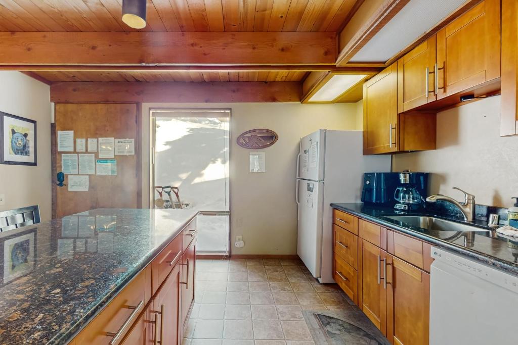 Kuchyň nebo kuchyňský kout v ubytování Retro Family Gathering Home in Tahoe Donner