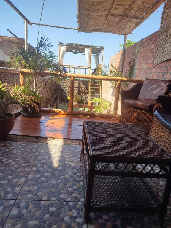 En balkon eller terrasse på Mollendo