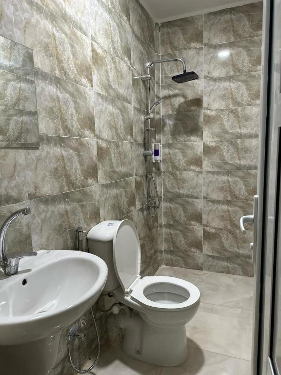 Koupelna v ubytování havana hotel