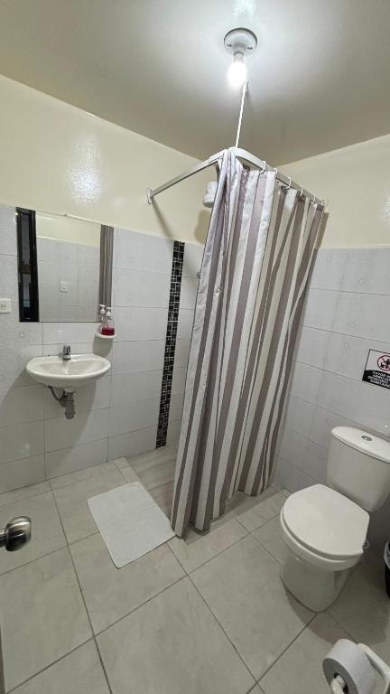 Koupelna v ubytování Hotel Casa Luna